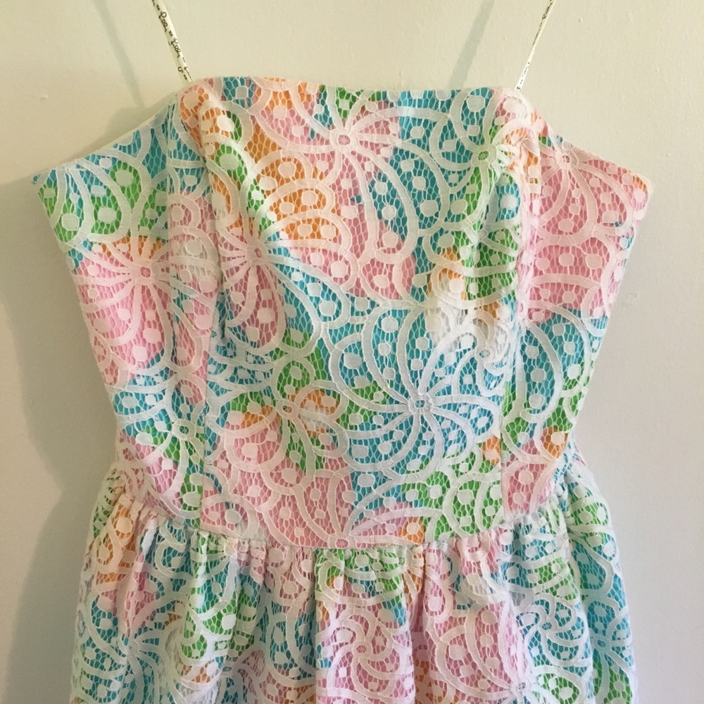 Lilly Pulitzer Floral Lace Dress - Picture 2 of 5